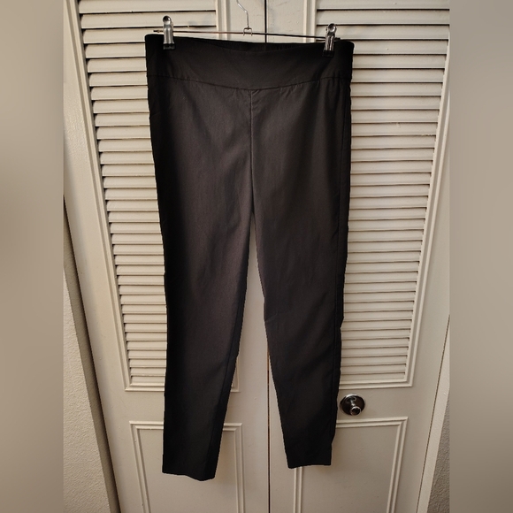 Gloria Vanderbilt all around slimming effect black leggings women's size 6 - Picture 1 of 6